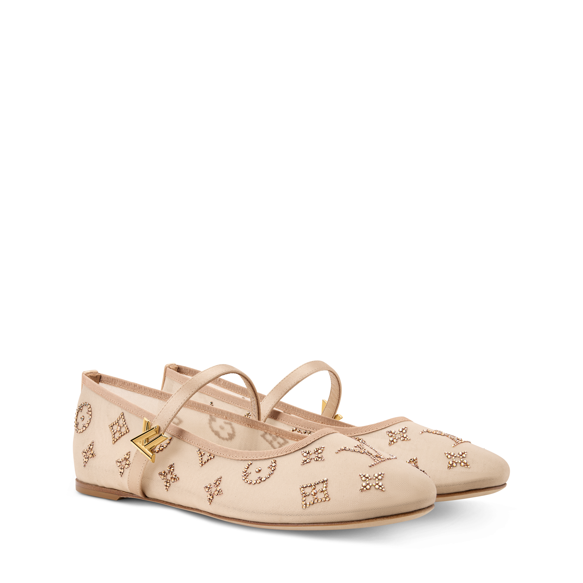 バレエシューズ LOUIS VUITTON  Frontpier flat ballerina Romy Flat Ballerina - Women - Shoes | LOUIS VUITTON ®